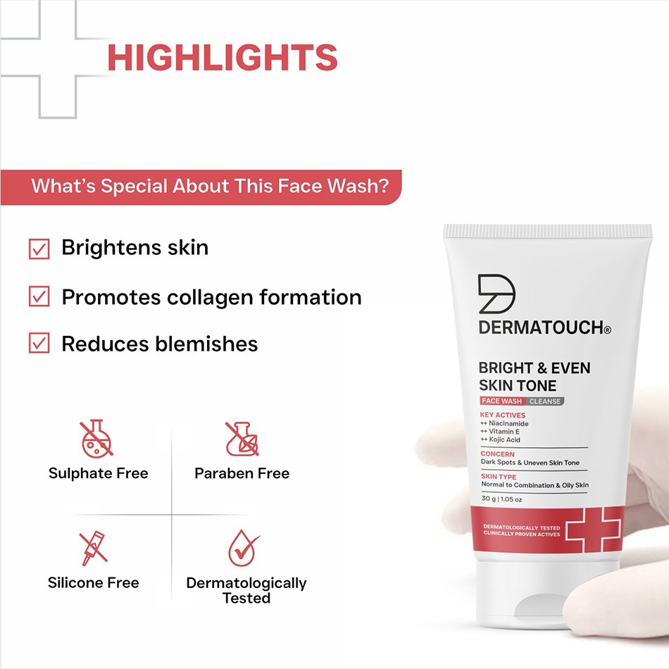 Dermatouch Bright & Even Skin Tone Face Wash