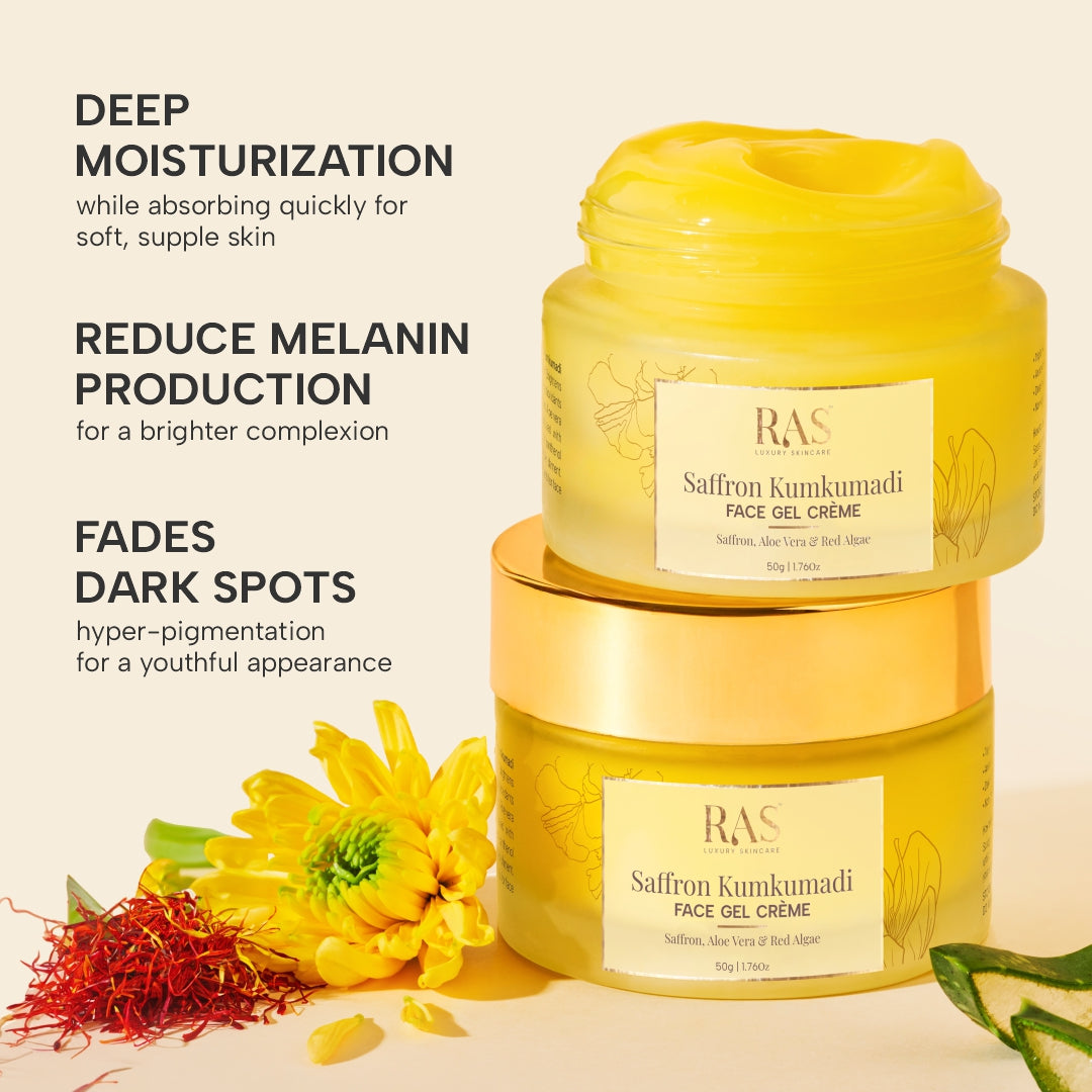 Ras Saffron Kumkumadi Face Gel Cream