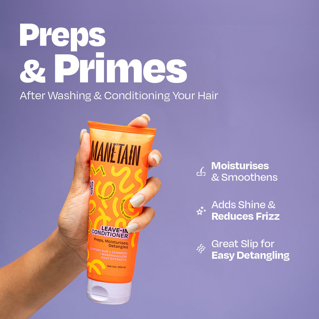 ManeTain Leave-In Conditioner for Curly Hair