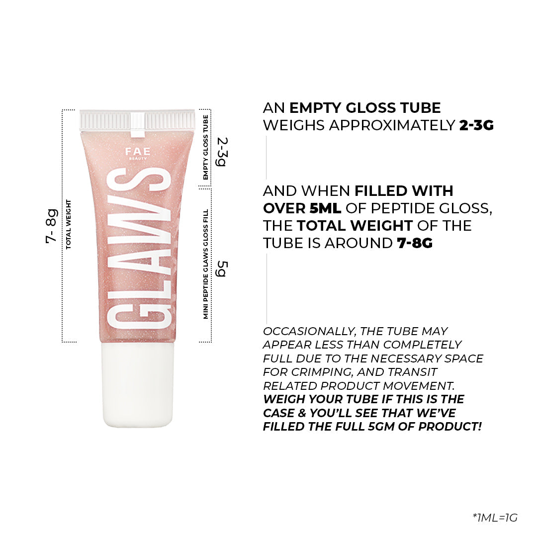 FAE Beauty Mini Peptide Lip Gloss Trio