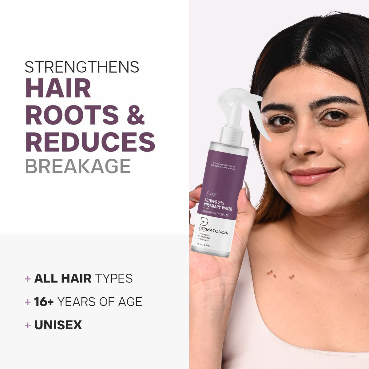 Dermatouch Actives 2% Rosemary Water